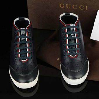 グッチ 靴 スーパーコピー GUCCI ハイカットスニーカー ブラック GGキャンパス 200022